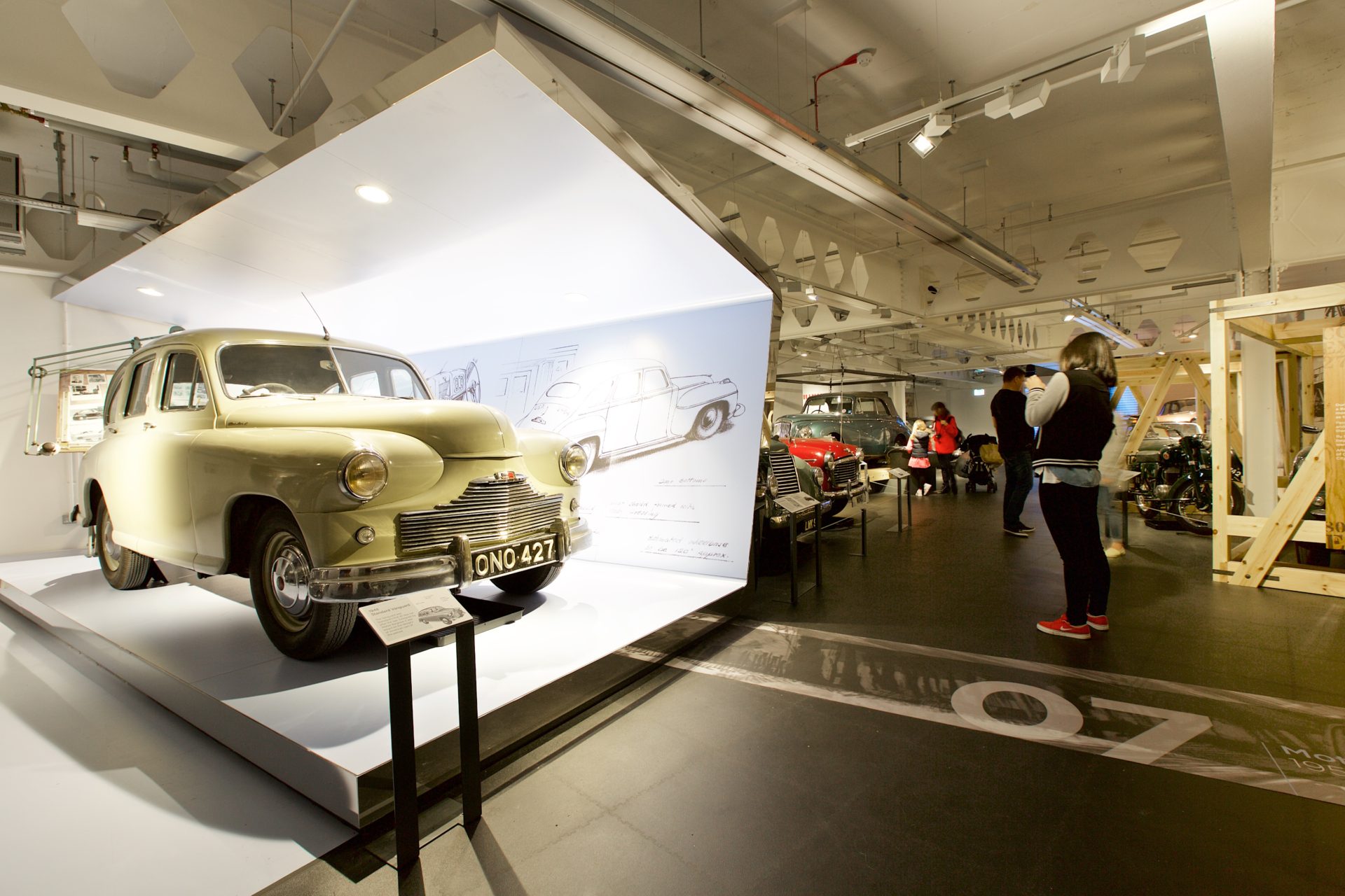 Cars on Display